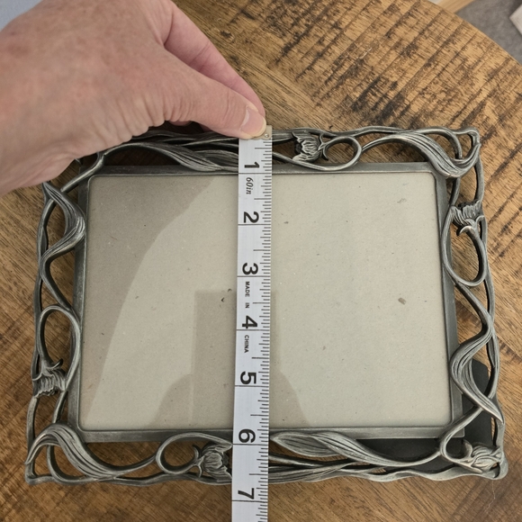 PHOTO FRAME Silver 5x7 Decorative - Picture 4 of 4